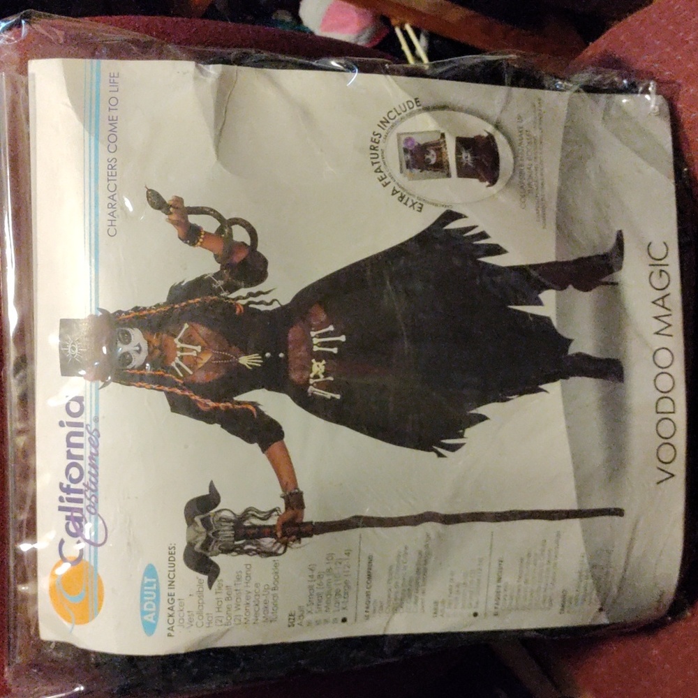 Halloween Costume Women's Voo Doo Magic XL NIP